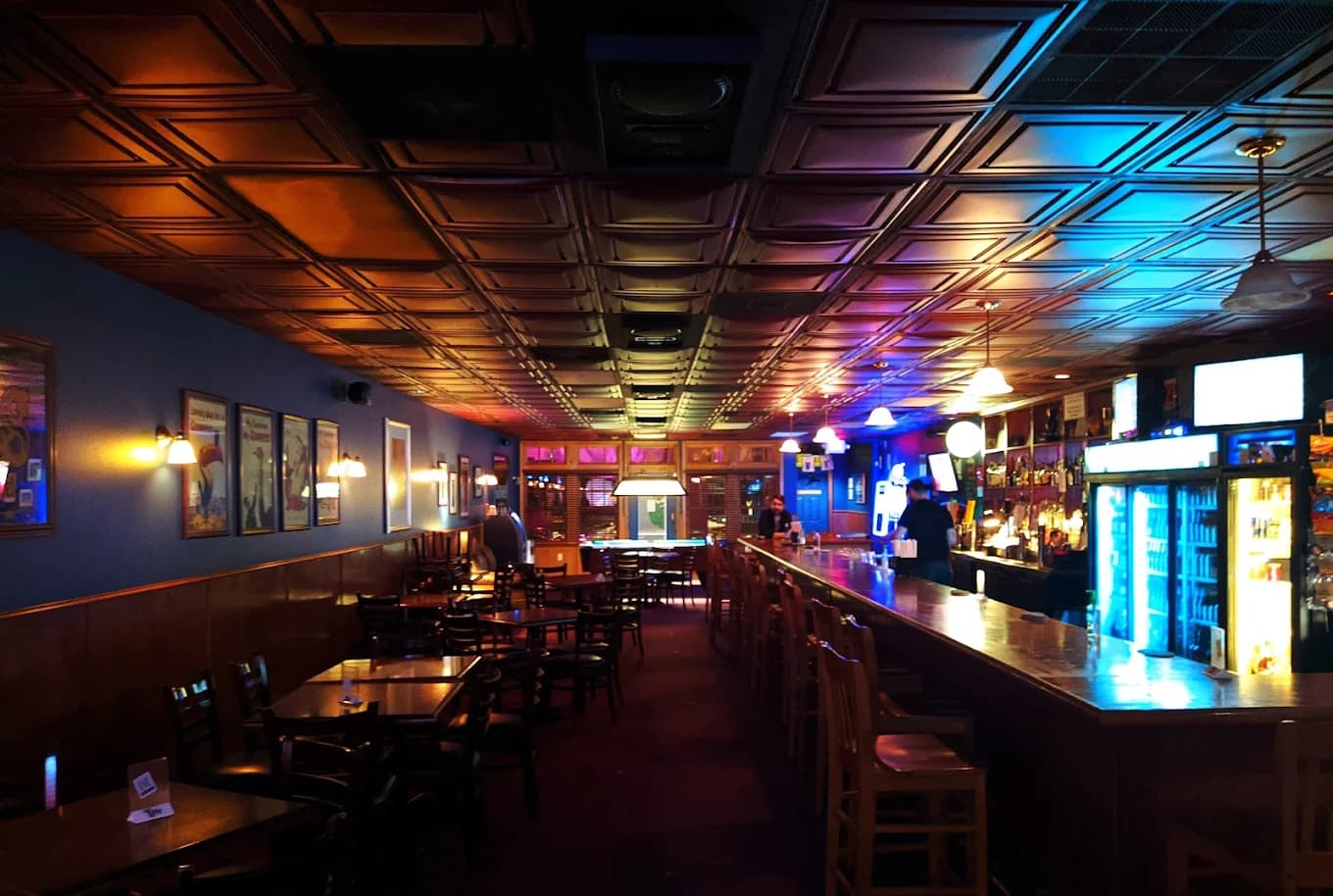 Interior of Malone's Pub near Sundance Square